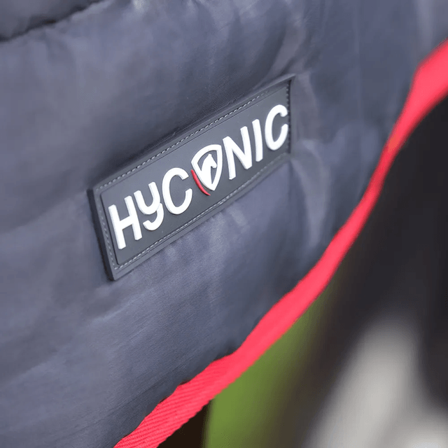HyCONIC 100g Stable Rug  - Red/Charcoal 